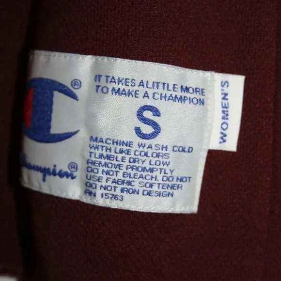 Champion Fully Reversable Women's Small Tank Top Jersey Maroon and White NWOT - Picture 4 of 16